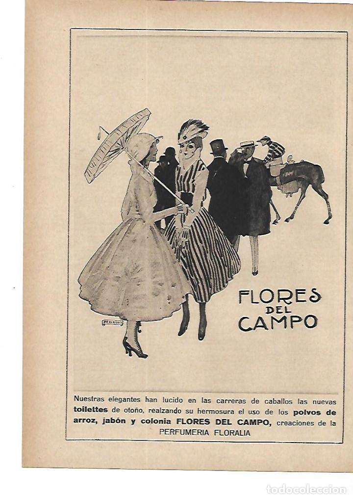 Colecionismo: A&Ntilde;O 1915 RECORTE PRENSA PUBLICIDAD PRODUCTOS FLORES DEL CAMPO PERFUMERIA FLORALIA COSMETICA