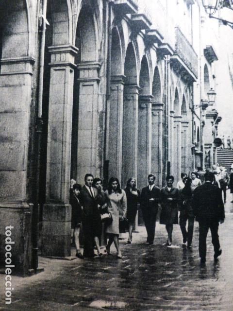 Collectionnisme: SANTIAGO DE COMPOSTELA RUA DEL VILLAR ANTIGUA LAMINA A&Ntilde;OS 50