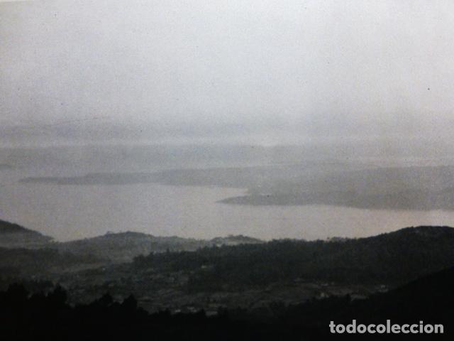 Coleccionismo: PONTEVEDRA LA RIA VISTA ANTIGUA LAMINA A&Ntilde;OS 50