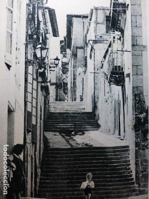 Colecionismo: TUY PONTEVEDRA UNA CALLE ANTIGUA LAMINA A&Ntilde;OS 50