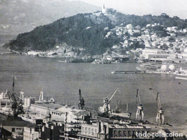 Collectionnisme: VIGO PONTEVEDRA VISTA ANTIGUA LAMINA A&Ntilde;OS 50