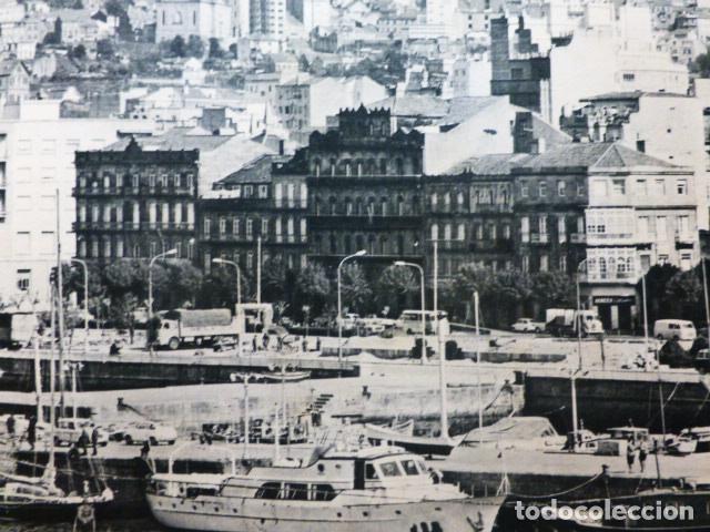 Colecionismo: VIGO PONTEVEDRA VISTA ANTIGUA LAMINA A&Ntilde;OS 50