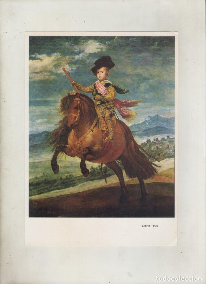 Coleccionismo: Lamina n&ordm; 220-medidas 22 X 16 Cm-diego velazquez-con resumen de la obra detr&aacute;s de la lamina-