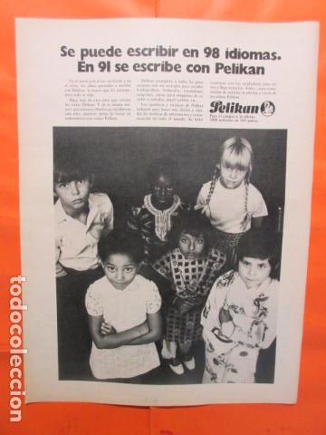 Coleccionismo: PUBLICIDAD 1971 - COLECCION PLUMAS ESTILOGRAFICA BOLIGRAFOS - PELIKAN