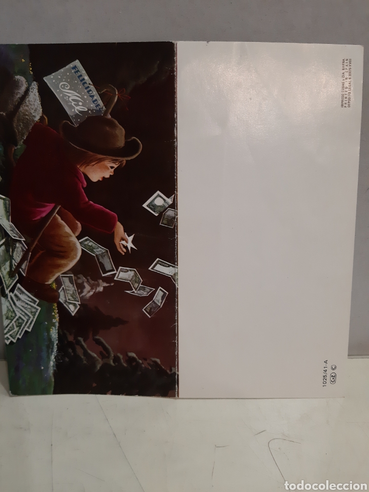 Colecionismo: 1977 Felicitaci&oacute;n navide&ntilde;a C Z 1925/41 A Barcelona