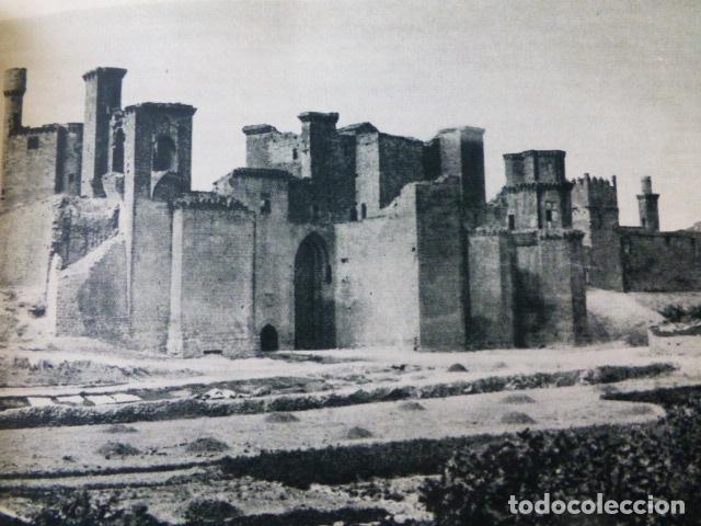 Coleccionismo: OLITE NAVARRA VISTA DEL CASTILLO ANTIGUA LAMINA A&Ntilde;OS 50