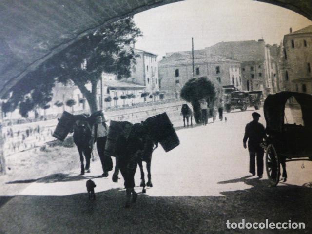 Coleccionismo: TUDELA NAVARRA DETALLE URBANO ANTIGUA LAMINA A&Ntilde;OS 50