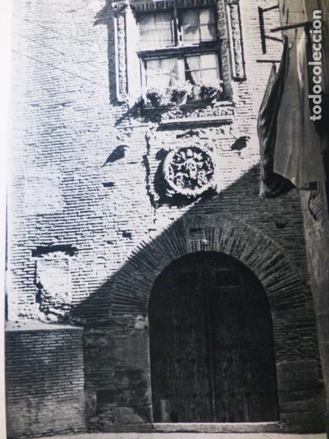 Coleccionismo: TUDELA NAVARRA DETALLE URBANO ANTIGUA LAMINA A&Ntilde;OS 50