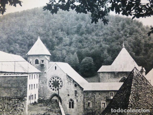 Coleccionismo: RONCESVALLES NAVARRA VISTA ANTIGUA LAMINA A&Ntilde;OS 50