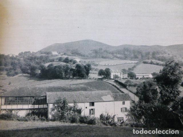 Coleccionismo: SARA PAIS VASCO VISTA ANTIGUA LAMINA A&Ntilde;OS 50