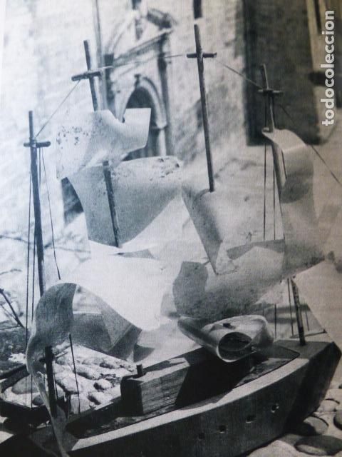 Coleccionismo: CIBURU PAIS VASCO DETALLE URBANO ANTIGUA LAMINA A&Ntilde;OS 50