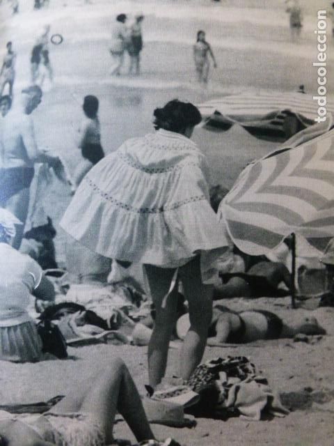 Coleccionismo: BIARRITZ PAIS VASCO PLAYA DE ANGLET ANTIGUA LAMINA A&Ntilde;OS 50