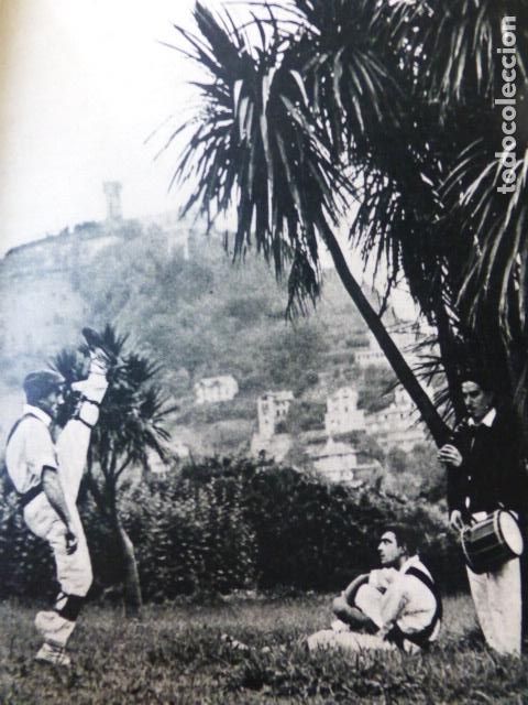 Coleccionismo: SAN SEBASTIAN GUIPUZCOA DANZA TIPICA ANTIGUA LAMINA A&Ntilde;OS 50
