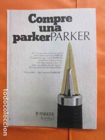 Coleccionismo: PUBLICIDAD 1978 - COLECCION PLUMAS ESTILOGRAFICAS BOLIGRAFOS - PARKER
