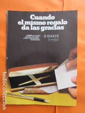 Coleccionismo: PUBLICIDAD 1978 - COLECCION PLUMAS ESTILOGRAFICAS BOLIGRAFOS - PARKER