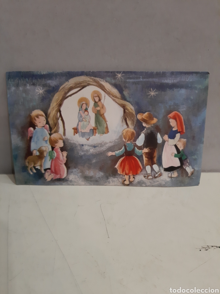 Collezionismo: 1961 Felicitaci&oacute;n navide&ntilde;a lux 3 B 29x12