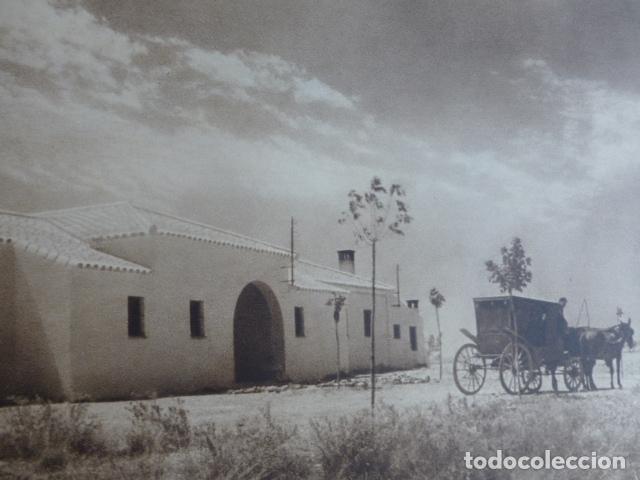 Coleccionismo: SEVILLA CORTIJO ANDALUZ ANTIGUA LAMINA HUECOGRABADO A&Ntilde;OS 40