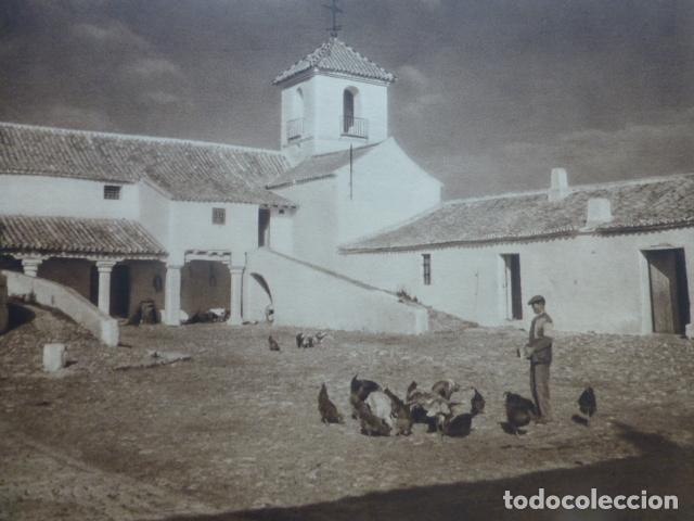 Collecting paper: SEVILLA UN CORTIJO ANTIGUA LAMINA HUECOGRABADO A&Ntilde;OS 40