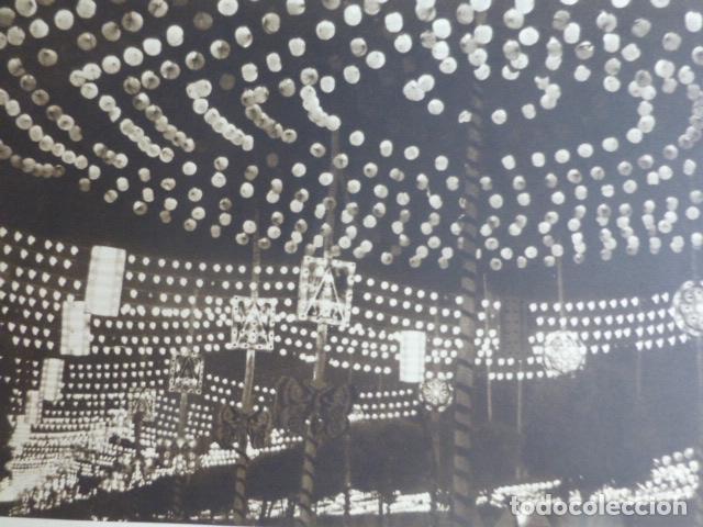 Colecionismo: SEVILA LA FERIA FAROLILLOS ANTIGUA LAMINA HUECOGRABADO A&Ntilde;OS 40