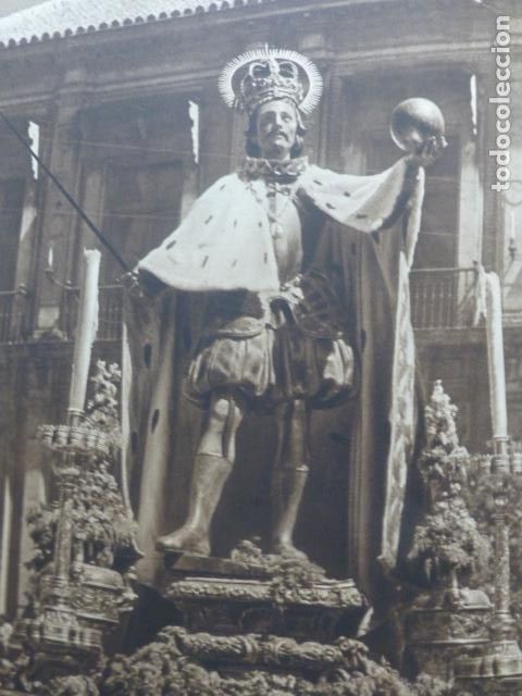 Coleccionismo: SEVILA PROCESION CORPUS CHRISTI EL PASO DEL SANTO REY ANTIGUA LAMINA HUECOGRABADO A&Ntilde;OS 40