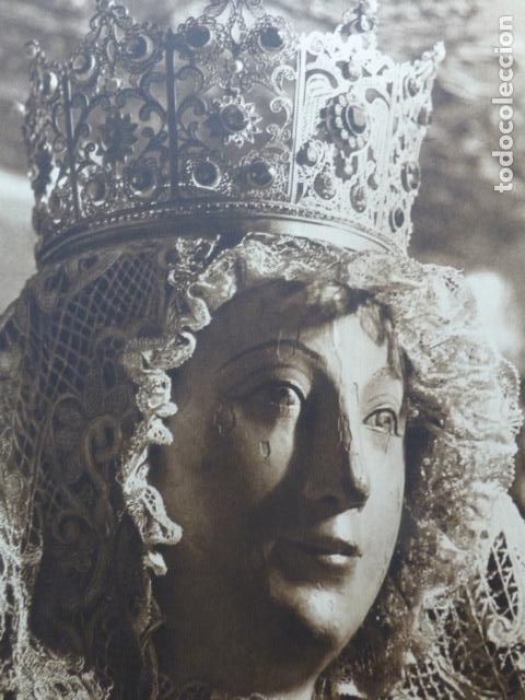 Coleccionismo: SEVILLA VIRGEN DE LOS REYES ANTIGUA LAMINA HUECOGRABADO A&Ntilde;OS 40