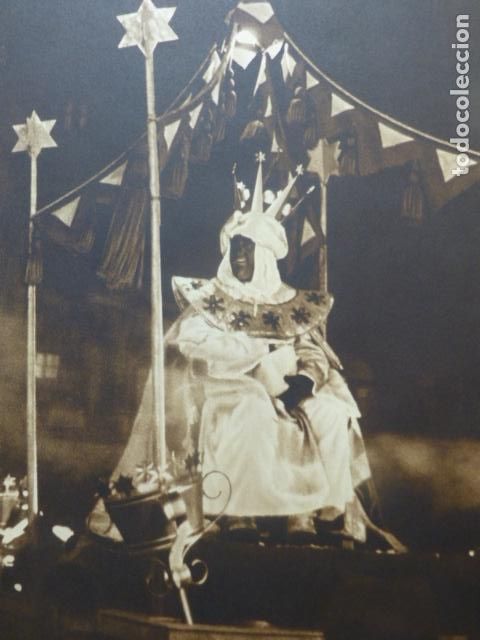 Sammelleidenschaft Papier: SEVILLA CABALGATA DE REYES EL REY BALTASAR ANTIGUA LAMINA HUECOGRABADO A&Ntilde;OS 40