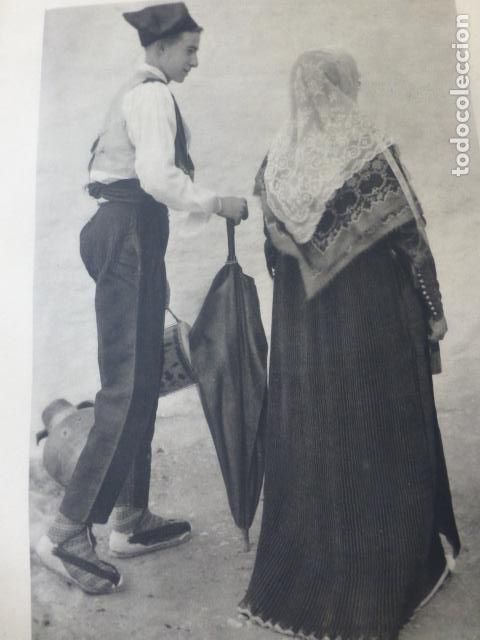 Sammelleidenschaft Papier: IBIZA PAREJA IBICENCA ANTIGUA LAMINA HUECOGRABADO A&Ntilde;OS 40