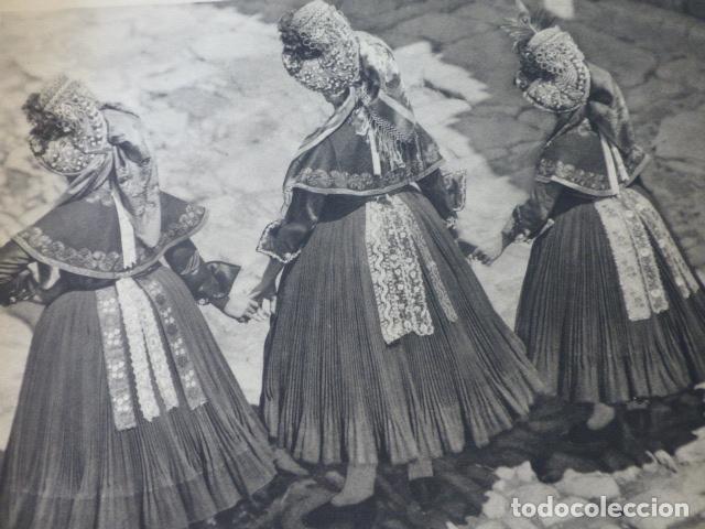 Sammelleidenschaft Papier: MONTEHERMOSO CACERES MUJERES ANTIGUA LAMINA HUECOGRABADO A&Ntilde;OS 40
