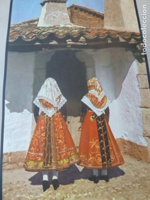 Colecionismo: LA ARMUNIA SALAMANCA TRAJES ARMU&Ntilde;ESES ANTIGUA LAMINA HUECOGRABADO A&Ntilde;OS 40