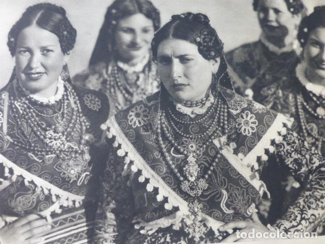 Collectionnisme: VILLARINO SALAMANCA CHICAS ANTIGUA LAMINA HUECOGRABADO A&Ntilde;OS 40
