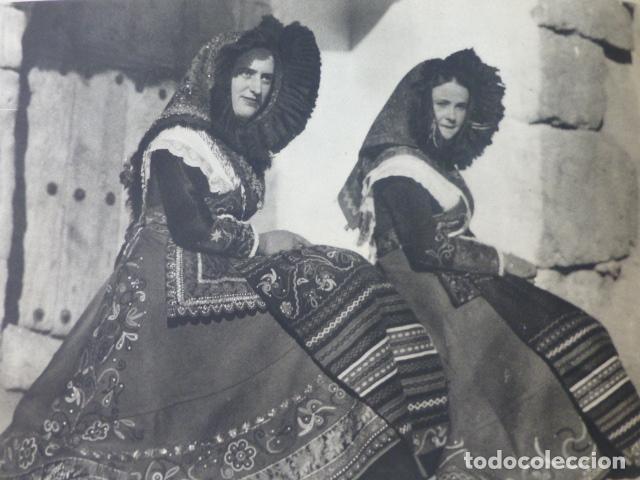 Sammelleidenschaft Papier: LA ARMU&Ntilde;A SALAMANCA MUJERES ANTIGUA LAMINA HUECOGRABADO A&Ntilde;OS 40