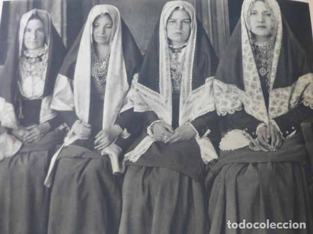 Colecionismo: NAVARRA MUJERES RONCALESAS ANTIGUA LAMINA HUECOGRABADO A&Ntilde;OS 40
