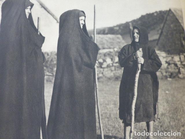Coleccionismo: VILLANUEVA DE AEZCOA NAVARRA PASTORES ANTIGUA LAMINA HUECOGRABADO A&Ntilde;OS 40