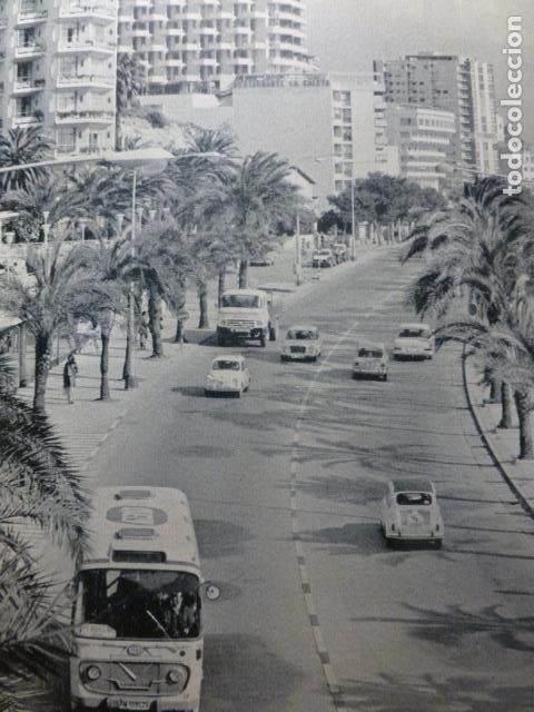 Coleccionismo: PALMA DE MALLORCA PASEO MARITIMO ANTIGUA LAMINA A&Ntilde;OS 50