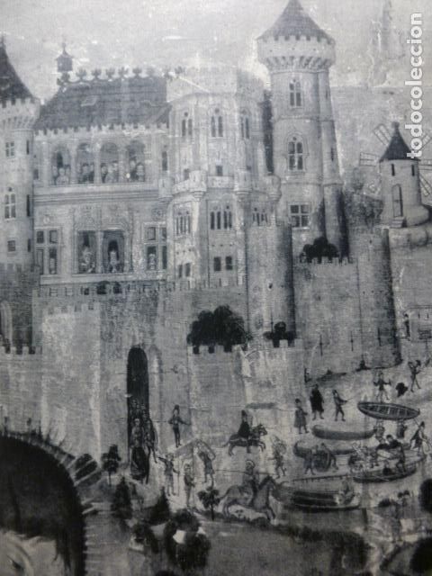Coleccionismo: PALMA DE MALLORCA RETABLO SAN JORGE DETALLE CATEDRAL ANTIGUA LAMINA A&Ntilde;OS 50