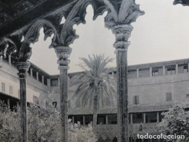 Colecionismo: PALMA DE MALLORCA CLAUSTRO DE SAN FRANCISCO ANTIGUA LAMINA A&Ntilde;OS 50