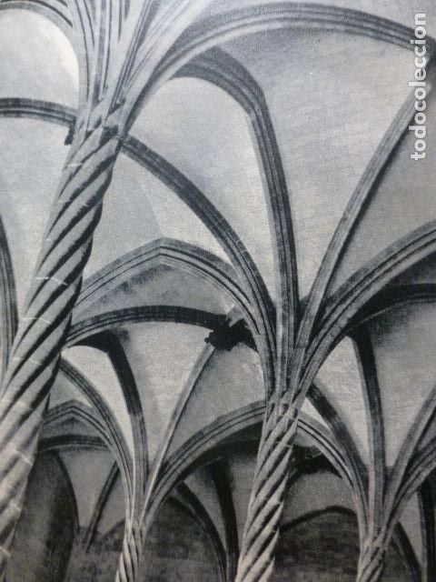 Coleccionismo: PALMA DE MALLORCA INTERIOR DE LA LONJA ANTIGUA LAMINA A&Ntilde;OS 50