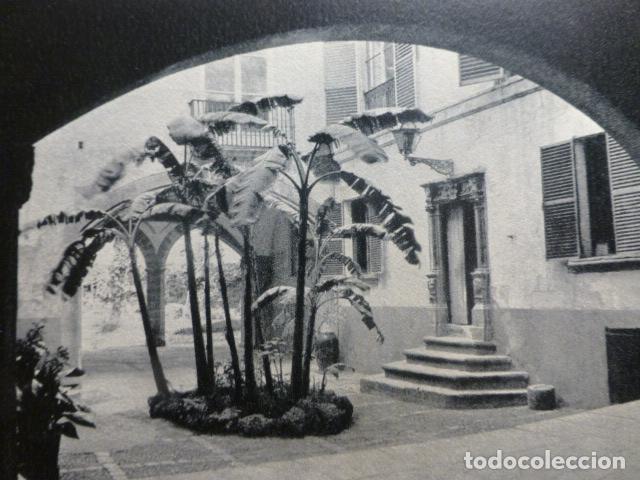 Coleccionismo: PALMA DE MALLORCA PATIO DEL PALACIO VERI ANTIGUA LAMINA A&Ntilde;OS 50