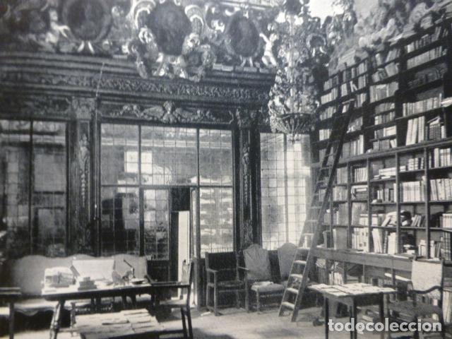 Coleccionismo: PALMA DE MALLORCA INTERIOR PALACIO VIVOT ANTIGUA LAMINA A&Ntilde;OS 50