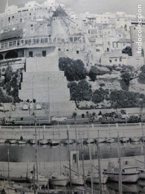 Coleccionismo: PALMA DE MALLORCA VISTA ANTIGUA LAMINA A&Ntilde;OS 50