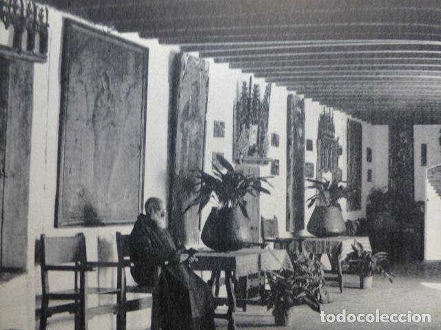 Collezionismo: POLLENSA MALLORCA MONASTERIO DEL PUIG ANTIGUA LAMINA A&Ntilde;OS 50