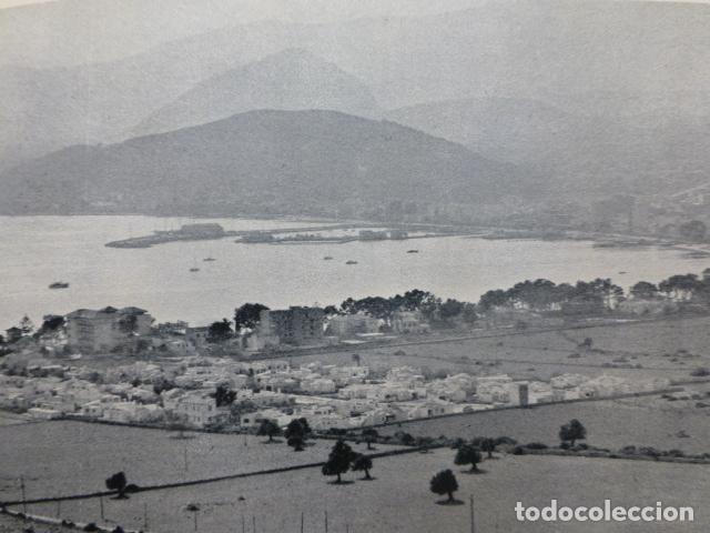 Collectionnisme: POLLENSA MALLORCA LA BAHIA ANTIGUA LAMINA A&Ntilde;OS 50