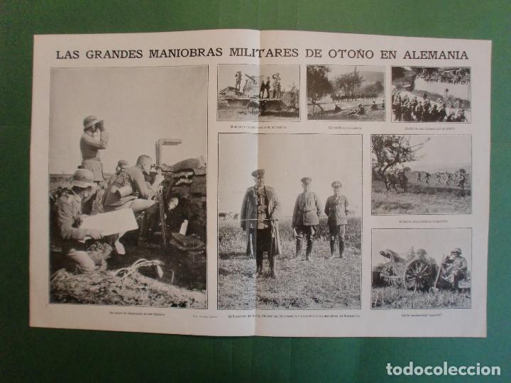 Sammelleidenschaft Papier: GRANDES MANIOBRAS MILITARES EN ALEMANIA HINDENBURG - AZNALCOLLAR CARAVACA COLUNGA - 6/10/1926