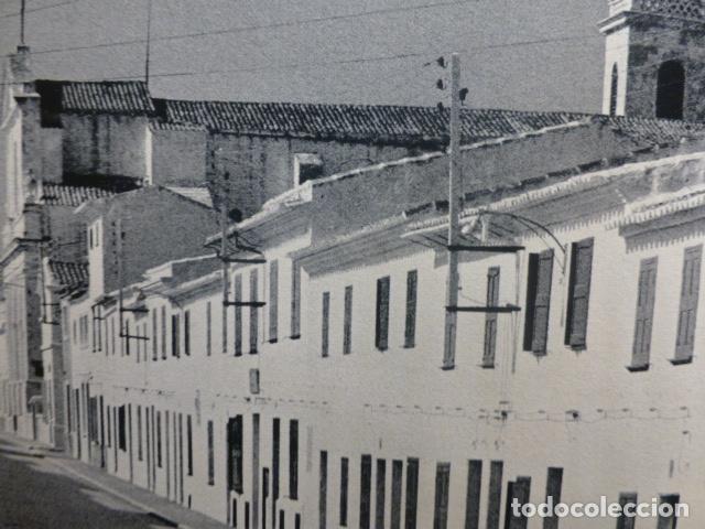 Coleccionismo: SAN LUIS MENORCA DETALLE URBANO ANTIGUA LAMINA A&Ntilde;OS 50