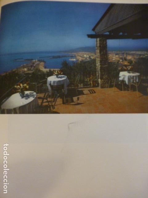 Collecting paper: MALAGA VISTA DESDE LA HOSTERIA DE GIBRALFARO ANTIGUA LAMINA A&Ntilde;OS 50