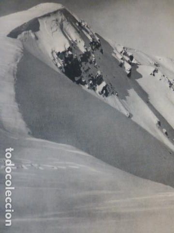 Coleccionismo: PICOS DE EUROPA CANTABRIA VISTA ANTIGUA LAMINA HUECOGRABADO A&Ntilde;OS 50