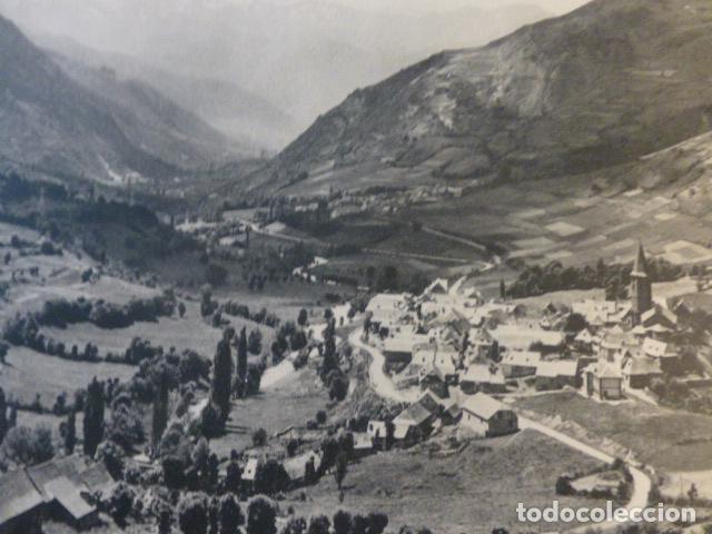 Coleccionismo: VALLE DE ARAN LERIDA VISTA ANTIGUA LAMINA HUECOGRABADO A&Ntilde;OS 50