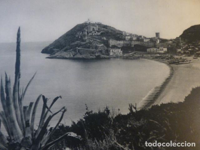 Coleccionismo: TOSSA DE MAR GERONA VISTA ANTIGUA LAMINA HUECOGRABADO A&Ntilde;OS 50