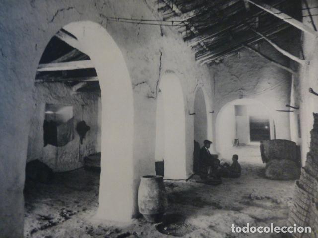 Coleccionismo: ARGAMASILLA DE ALBA CIUDAD REAL BODEGAS ANTIGUA LAMINA HUECOGRABADO A&Ntilde;OS 50