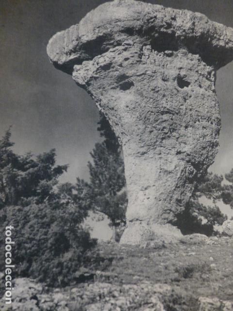 Coleccionismo: CIUDAD ENCANTADA CUENCA VISTA ANTIGUA LAMINA HUECOGRABADO A&Ntilde;OS 50